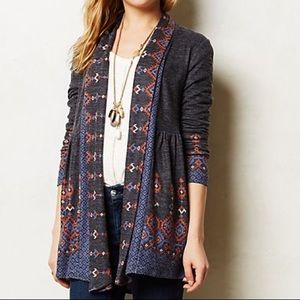 Anthropologie One September open Laurette cardigan size small